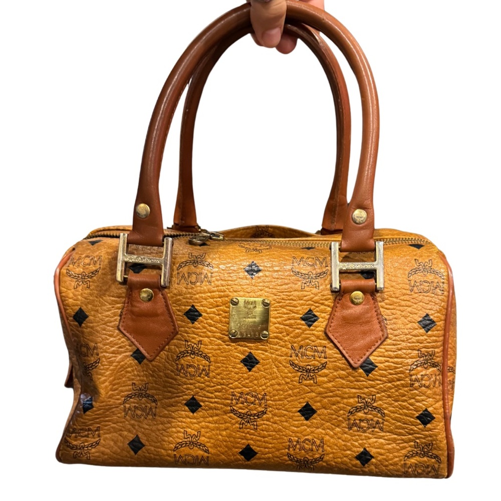 MCM Boston handbag (can make a crossbody)